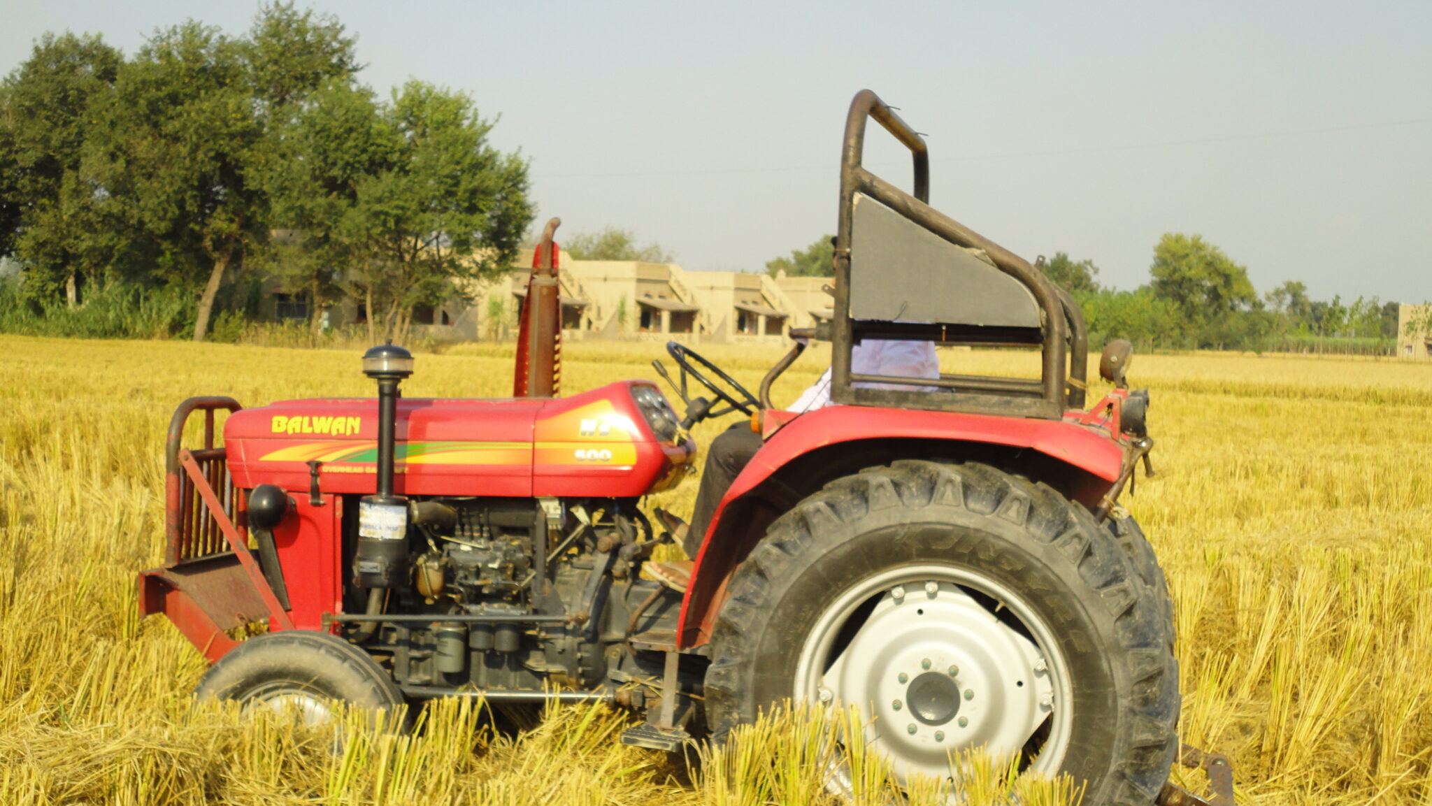 Tractor ride Punjab countryside village farm Amritsar