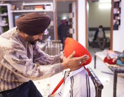 Activity traditional punjabi turban tying punjab village farm amritsar